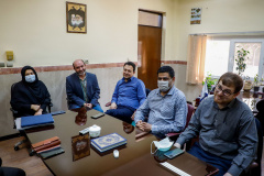 بازدید رئیس نهاد نمایندگی مقام معظم رهبری در دانشگاه‌های خوزستان از جهاد دانشگاهی