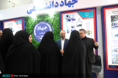غرفه سازمان جهاد دانشگاهی خوزستان در چهاردهمین نمایشگاه صنعت نفت خوزستان