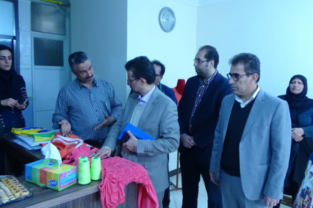بازدید رییس سازمان تجاری سازی و اشتغال جهاددانشگاهی از طرح توانمندسازی اقتصادی زنان سرپرست خانوار خوزستان