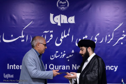 حضور رئیس حوزه هنری خوزستان در خبرگزاری ایکنای خوزستان