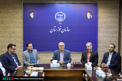 مراسم تکریم و معارفه معاونین پشتیبانی و آموزشی سازمان جهاددانشگاهی خوزستان