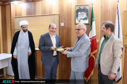 مراسم تکریم و معارفه معاون فرهنگی موسسه آموزش عالی جهاددانشگاهی خوزستان
