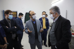 بازدید دکتر طیبی، رییس جهاد دانشگاهی از خط تولید مته های حفاری جهاد دانشگاهی خوزستان