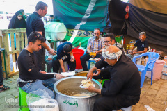 پوشش رسانه ای وضعیت زوار در پایانه مرزی شلمچه توسط موکب فرهنگی سازمان جهاددانشگاهی خوزستان - ۳