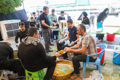 پوشش رسانه ای وضعیت زوار در پایانه مرزی شلمچه توسط موکب فرهنگی سازمان جهاددانشگاهی خوزستان - ۳