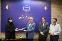 مراسم تودیع و معارفه معاون فرهنگی سازمان جهاددانشگاهی خوزستان