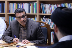 حضور رئیس حوزه هنری خوزستان در خبرگزاری ایکنای خوزستان