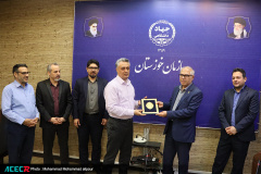 مراسم تکریم و معارفه مدیر مرکز خدمات تخصصی شیمی و قائم مقام پژوهشکده تکنولوژی تولید سازمان جهاد دانشگاهی خوزستان
