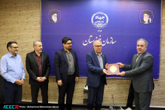مراسم تکریم و معارفه مدیر مرکز خدمات تخصصی شیمی و قائم مقام پژوهشکده تکنولوژی تولید سازمان جهاد دانشگاهی خوزستان