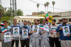 اجتماع کادر درمان و جهاددانشگاهی در محکومیت حمله رژیم آمریکایی صهیونی به مراکز درمانی - اهواز