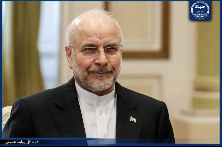 تبریک رئیس جهاددانشگاهی در پی انتخاب مجدد دکتر قالیباف به ریاست مجلس
