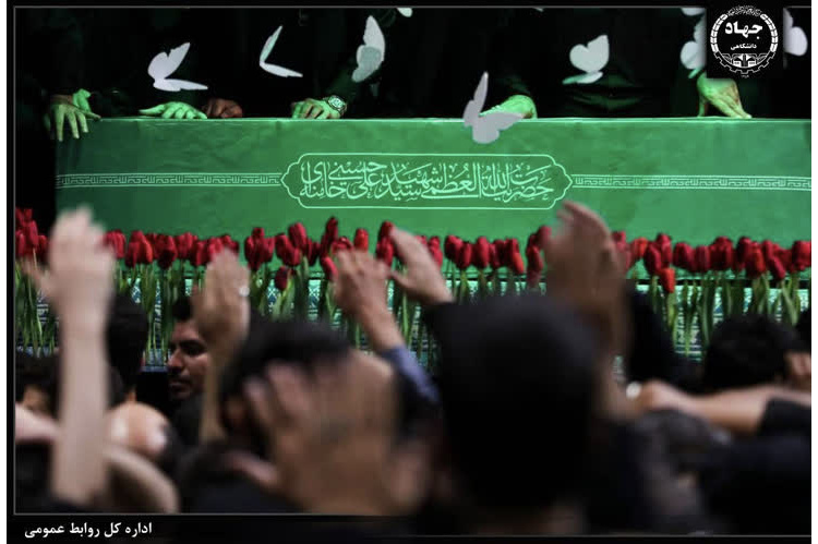 دعوت جهاددانشگاهی از دانشجویان ودانشگاهیان برای حضور باشکوه در مراسم وداع و تشییع رهبر شهید انقلاب اسلامی