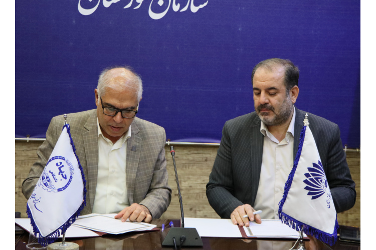 امضای تفاهم نامه همکاری میان مرکز رشد فناوری های نوین جهاددانشگاهی خوزستان و پارک علم و فناوری خوزستان
