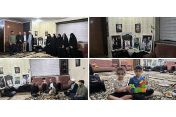 دیدار جمعی از دانشجویان موسسه آموزش عالی با خانواده شهید مصطفی دیلمی از شهدای جنگ رمضان