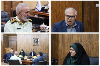 نشست مشترک رئیس سازمان جهاددانشگاهی خوزستان و رئیس اداره مشارکت عمومی معاونت فرهنگی واجتماعی فرماندهی انتظامی استان